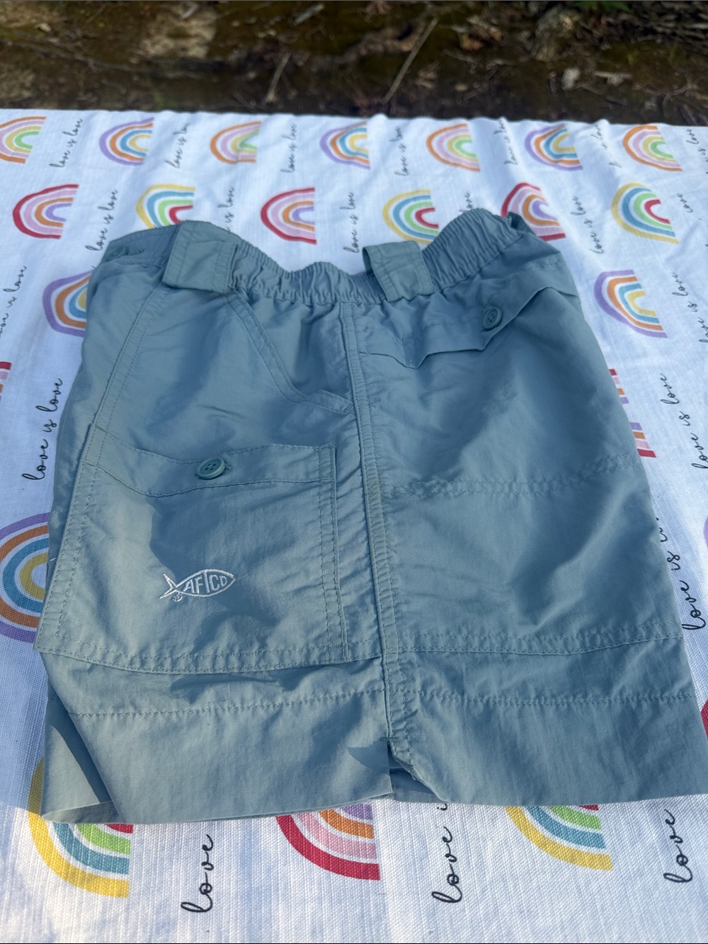 AFTCO Men's Cargo Shorts — Slate Blue